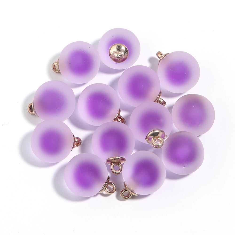 10Pcs Acrylic Frosted Colorful Heart Charms Round Charms For Jewelry Making DIY Bracelet Necklace Earrings Pendants Accessories