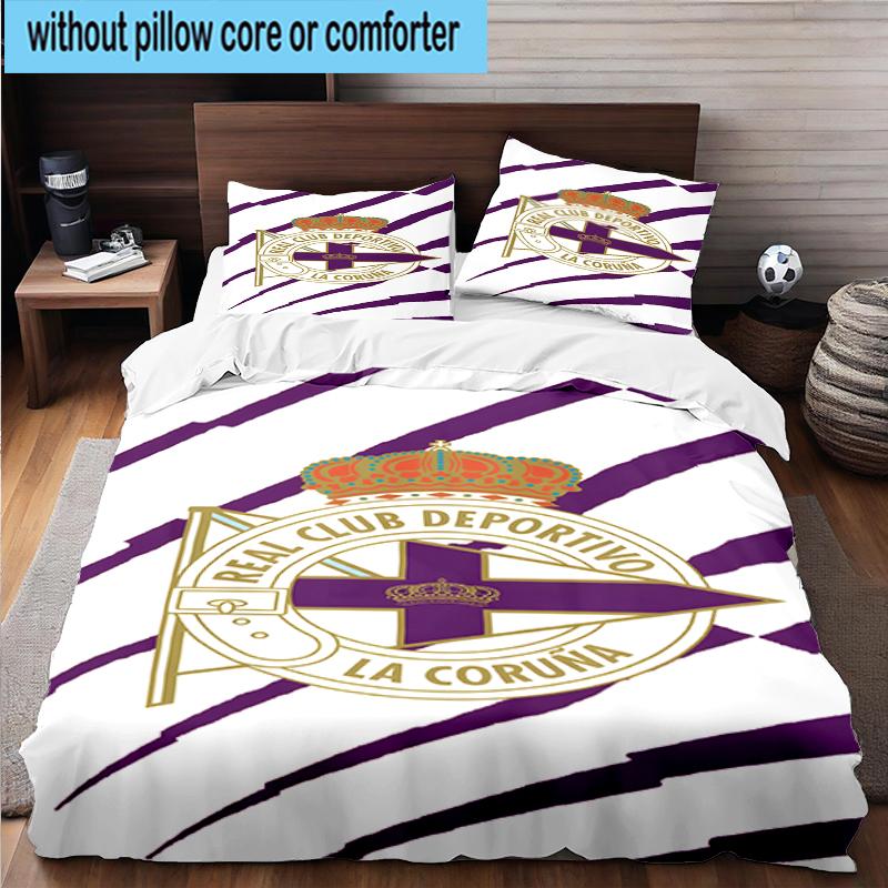 3PCS Deportivo Football Bedding Set,Including 1pc Duvet Cover And 2pcs Pillowcases Perfect for Bedroom, Dormitory, Fan Christmas gift