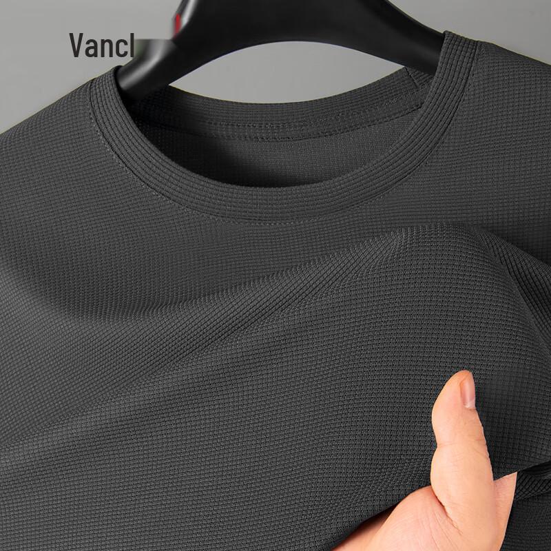 

VANCL Men s Textured Crew Neck Long Sleeve T-Shirt 3XL