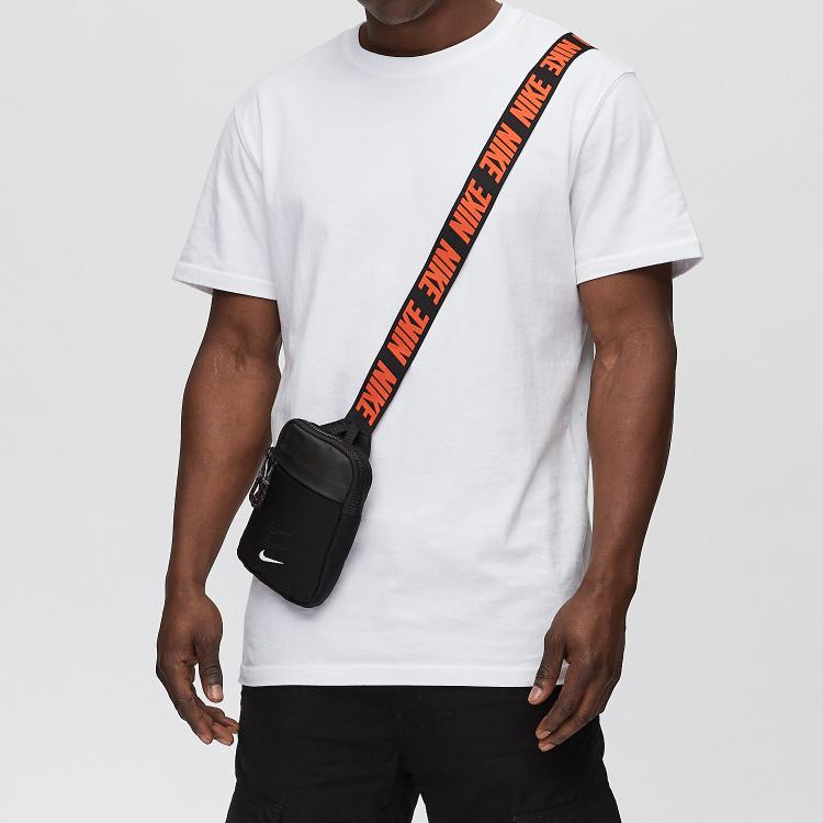 Nike Polyester Crossbody Bag Sling Bag Regular Unisex Black (Unisex) Sling Bags BA5904 010