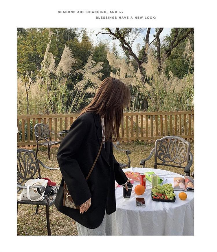 Spring Petite Slimming Blazer - Women's Korean Style Loose Fit Small Suit