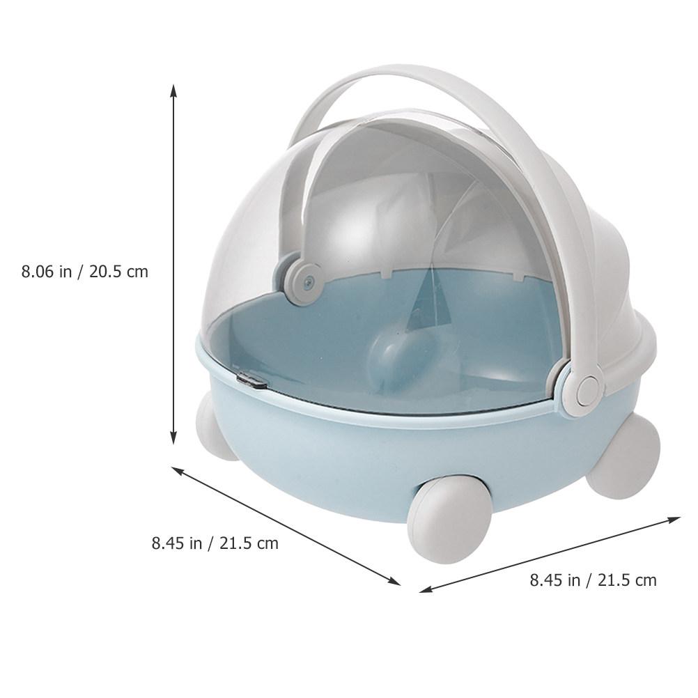 

Cartoon Stroller Shaped Desktop Storage Box for Makeup Jewelry Hair Accessories Data Cables Remote Controls Pens Vanity