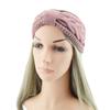 New Fuzzy Fleece Lined Headbands For Woman Solid Twists Bow Warm Hairband Elastic Sports Yoga Girls Hair Band Hair Accessories