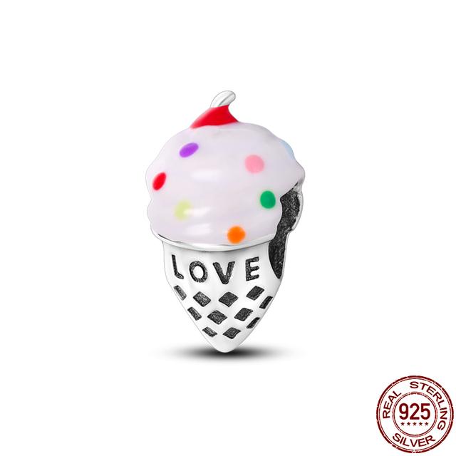 New In 925 Silver Bead Fit Bracelet Charms Diy Jewelry For Women Gift