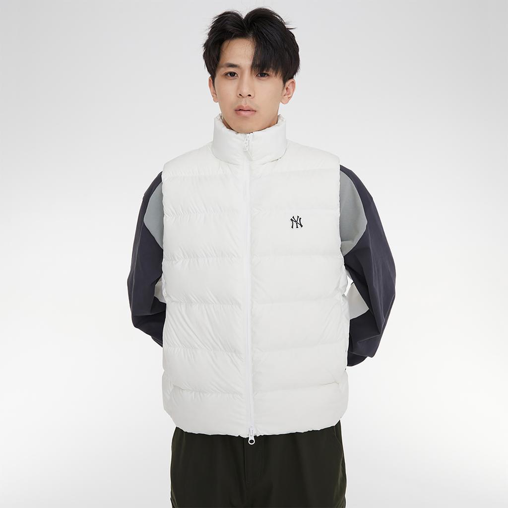 New MLB Down Jacket Cropped Unisex White 3ADVB0336-50CRS