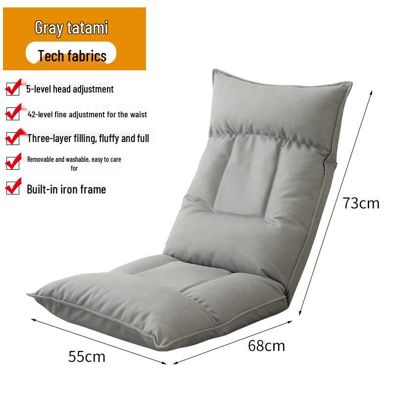 Convertible Balcony Tatami Recliner Chair – Dormitory Sofa Bed for Relaxation