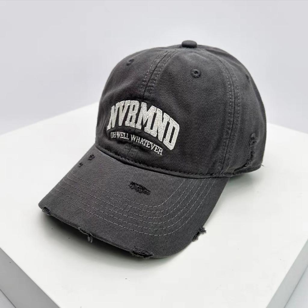 Spring and Summer Style Old Ripped Soft Top Baseball Hat for Women Korean Style Little Casual and Versatile Couple Baseball Cap