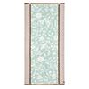Nishikawa Design Lab Flower Pattern Cotton Bath Towel 60x120cm Imabari Japan Green TT16405010