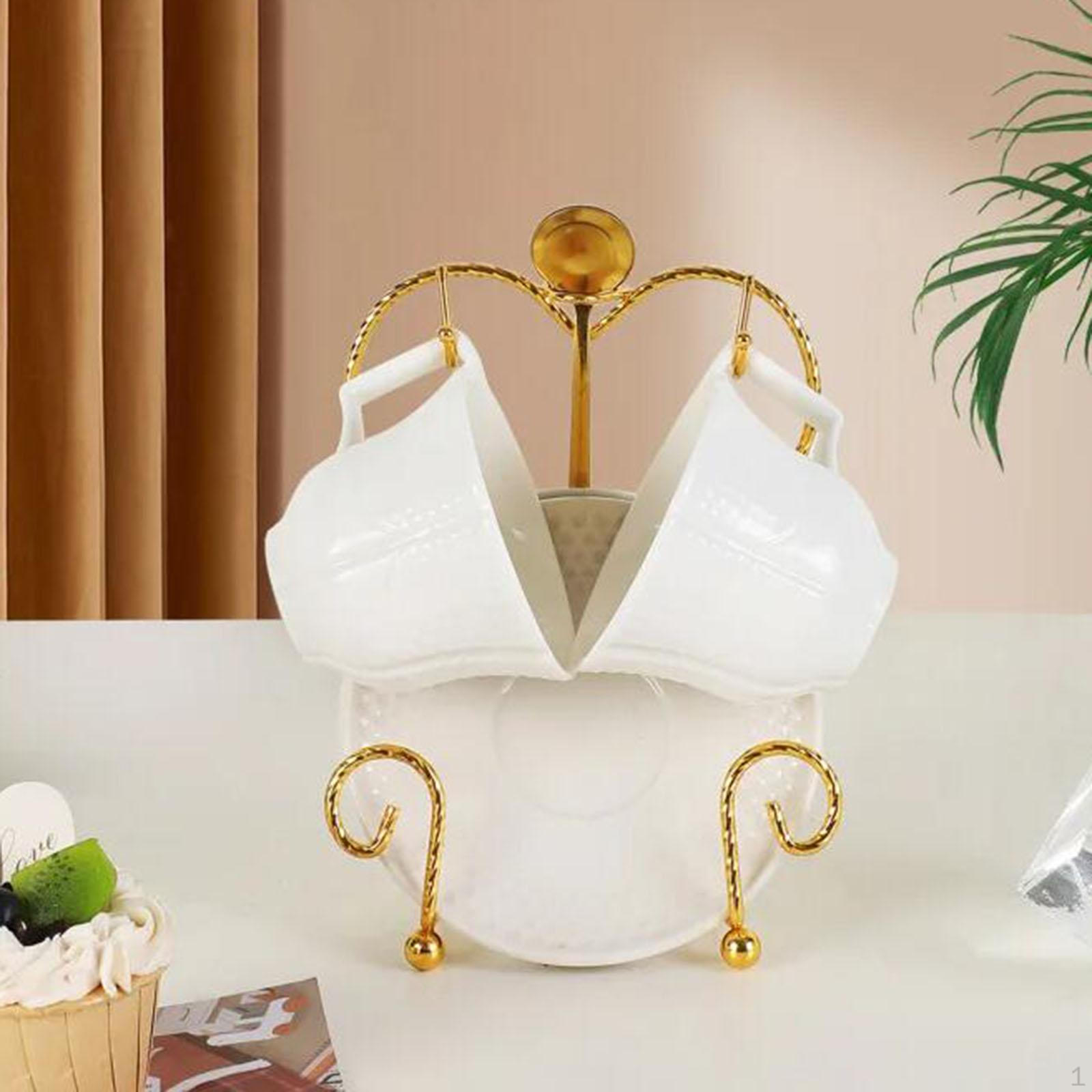 Bottle Rack Water Drying and Drip Tray Stylish Dry with Removable Cup cup holder