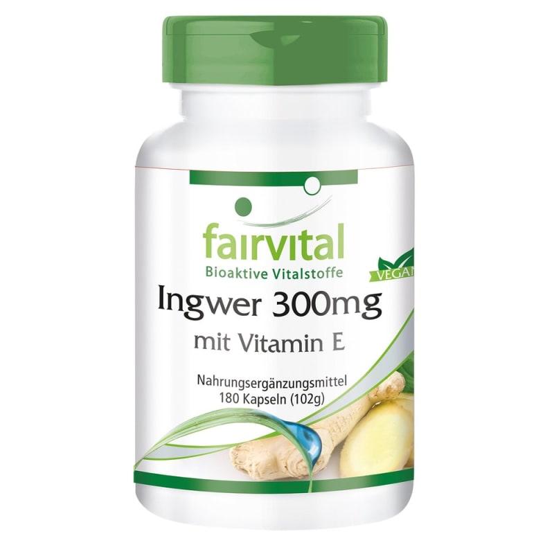 

Fairvital Ginger + Vitamin E 180 Capsules