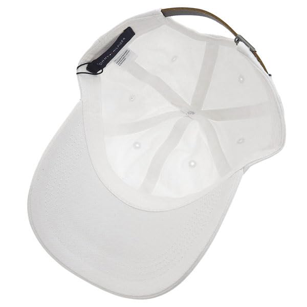Tommy Hilfiger AM HILFIGER LOGO CAP 6941823 and Baseball Cap (WHITE) - Men's Women's Low-Profile