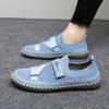 Fashion Men's Breathable Mesh Loafers 2025 New Casual Slip-On Shoes Non-Slip Lightweight Male Walking Shoes Men Fashion Summer Flats