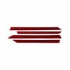 L10A ABS Red Carbon Fiber Interior Door Decorative Strip Trim Decor Sticker For Honda Civic 10Th Gen 2016 2017 2018  Spare P
