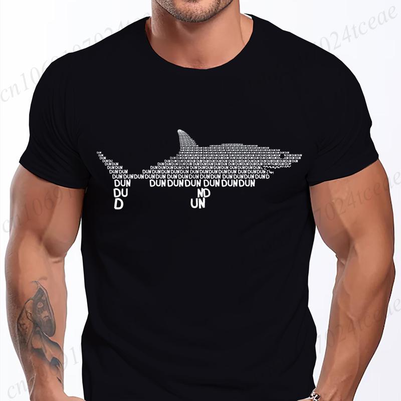 Funny Shark T Shirts for Men Short Sleeve Shirts for Guys Funny Graphic Tees for Shark Week Clothes Fashion Casual Men's Tees