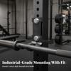 Barbell Hanger Space-Saving Holder with Hook Rust-Resistant for Athletes