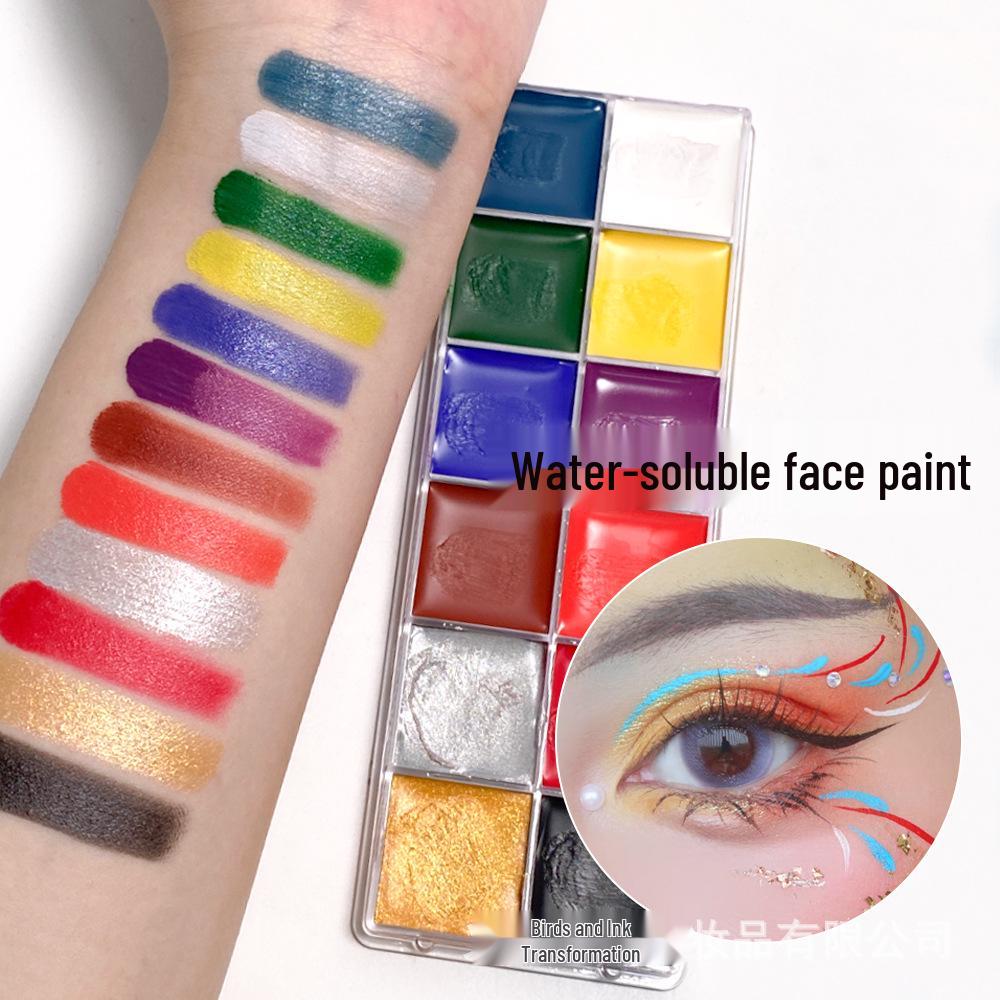Twelve-Color Oil Face & Body Paint for Special Effects & Cosplay
