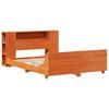 VidaXL Cadre de lit sans matelas cire marron 160x200cm bois pin massif 3323646