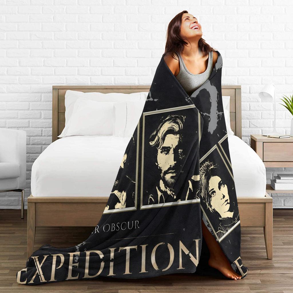 Clair Obscur Expedition 33 Maelle Plaid Kwaliteit Super Zacht Beddengoed Plaids Winter Picknick Slaapkamer Patroon Sprei
