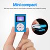 Mini-MP3-Player, LCD-Bildschirm, unterstützt TF-Karte, Metallclip, USB, Sportmusik, Walkman zum Laufen