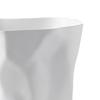 Round Garbage Container Bin Large Capacity Trash Bin Can Wastebasket for Household Bathroom White