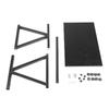 1Pc Microwave Oven Stand 2 Layers Storage Rack Kitchen Cabinet Counter Shelf Organizer(Black)