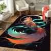 1 Stück Elegante Fuchs-Print, Design Innenbereich Teppich, Weich, Rutschfest und Langlebig Gaming-Raum Dekor für Schlafzimmer, Wohnzimmer und Trainingsmatten, P
