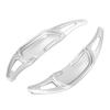 ACROPIX Front Steering Wheel Shift Paddle Cover for Mercedes-Benz AMG GT Silver Tone 2 Pack