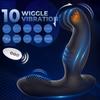 Prostate Massager Anal Vibrator for Men Remote Control Dual Vibrating Butt Plug Perineum Stimulator Sex Toy
