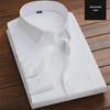 Men's Loose Long-Sleeve White Mourning Shirt for Performances