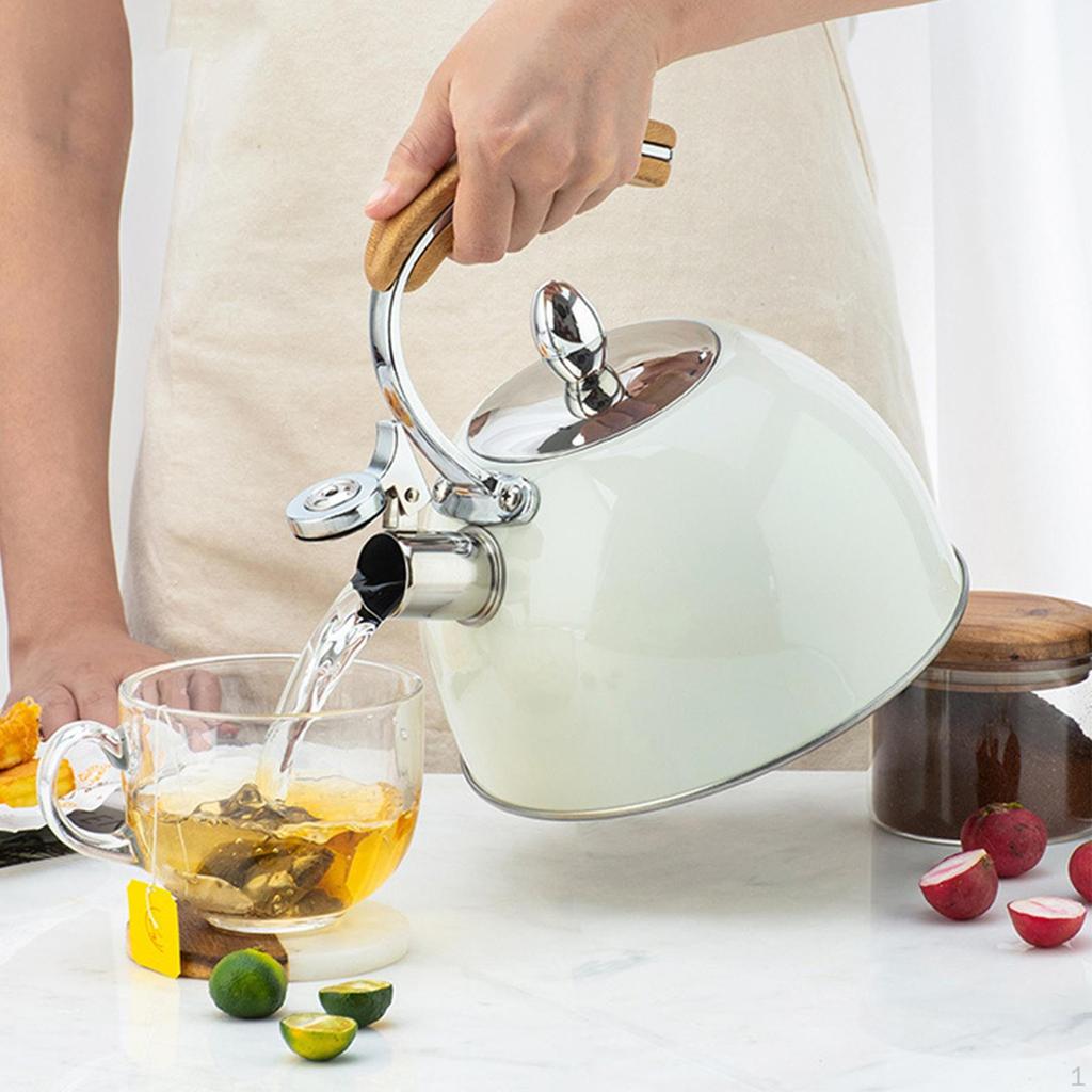 2.5L Stainless Steel tea Kettle Induction Silver