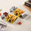 Kreativer Edelstahl Taco Halter Taco Halter W-förmiger Pfannkuchenhalter