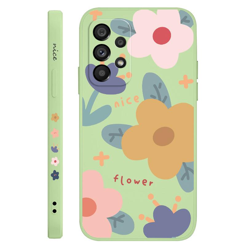 

Круглый чехол с цветами для Samsung Galaxy A73 A53 A33 A23 A13 A72 A52 A52S A32 A22 A12 A71 A51 A31 A21S 4G 5G Samsung A53 5G