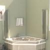 Vidaxl Duschwand für Badewanne, 120 x 140 cm, Gehärtetes Glas, Transparent