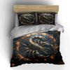 Zodiac Schorpioen Kunst Set Meerdere Maten Kinder- En Volwassenen Slaapkamer Prachtig 3-delige Beddengoed Set, Cadeau