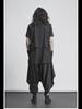 Men's Yamamoto-Style Loose Wide-Leg Dark Kendo Harem Pants