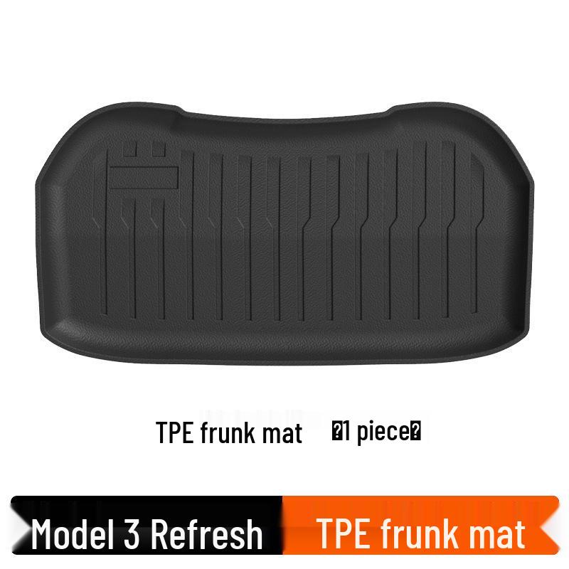 Tesla Model Y Floor Mats: TPE Anti-Slip Trunk Mats