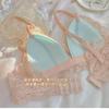 French Sweet Teen Triangle Cup Bra, Summer Ultra-Thin Sexy Wireless Push Up Bra for Small Bust