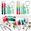 4 Needle Knitting Machine Include Yarns, Bracelet Weave Tool for DIY Bracelet Knitted Craft Christmas Gift Bag Charm