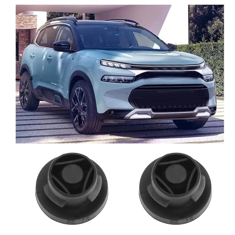 2x Auto Air Filter Holder Rubber Inserts Grommet Mounting Suitable For 206 207 307 308 1007 Black Rubber Grommets 1422A3