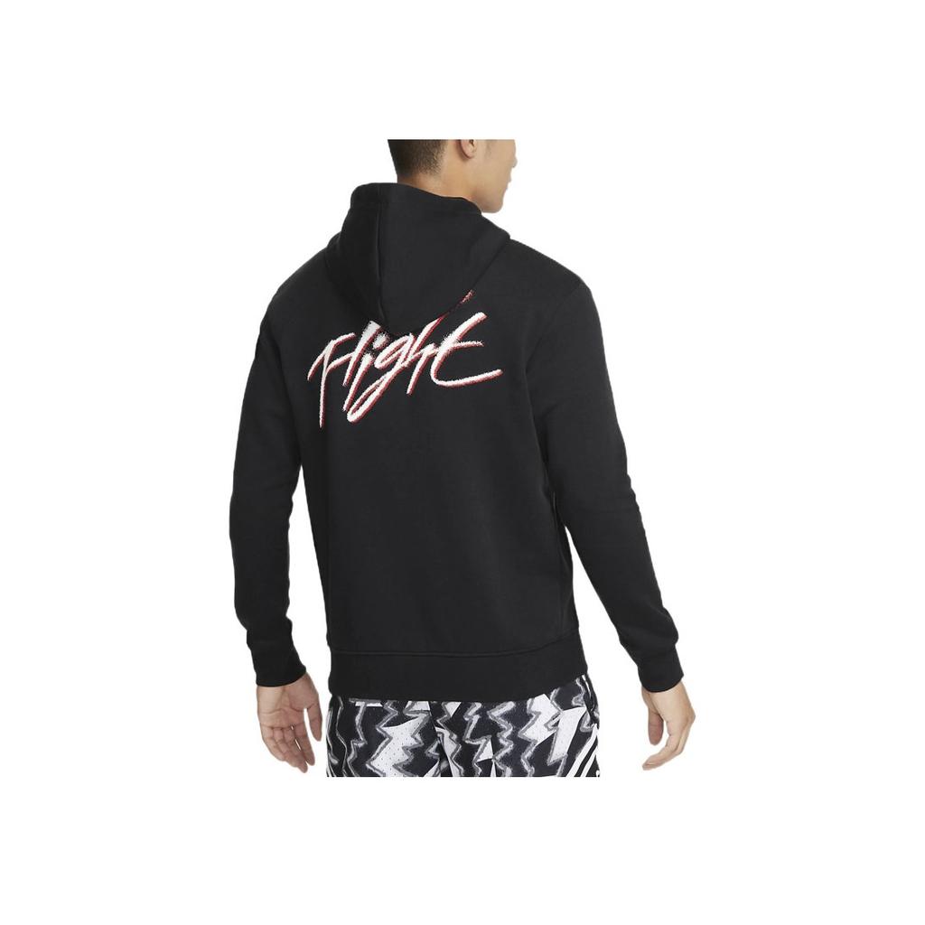 Jordan Graphic Logo Print Pullover Hoodie Men Tops Black DQ7506-011