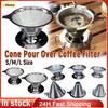 Kaffeefilterhalter 304 Edelstahl Wiederverwendbar Doppellagig Pour Over Kaffeefilter Tropfer Netz Espresso Teefilter Korb Werkzeuge