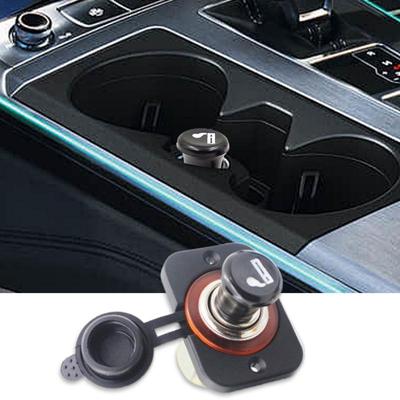 Auto-Start-Buchse Stecker Auto-Start-Buchse Stecker Steckdose Druckknopf Plug-and-Play Passend für 12V oder 24V DC Allgemein für die meisten Automodelle