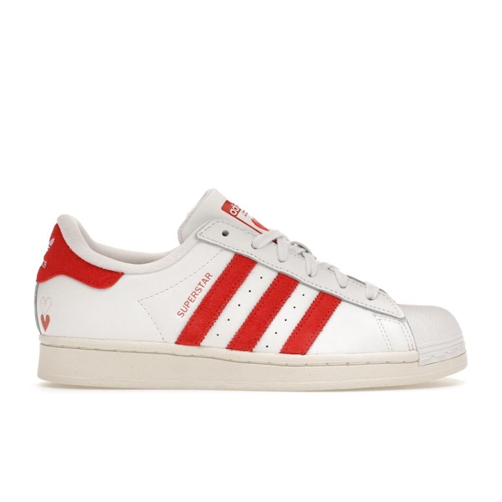 Adidas Superstar Valentines Day 2024 Women Sneakers White Cloud-White Bright-Red IG5958