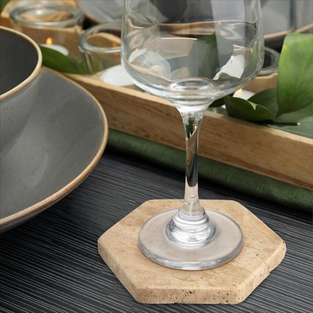 Vintage Marble Coasters Placemat Travertine Jewellery Display Plate Photography Props