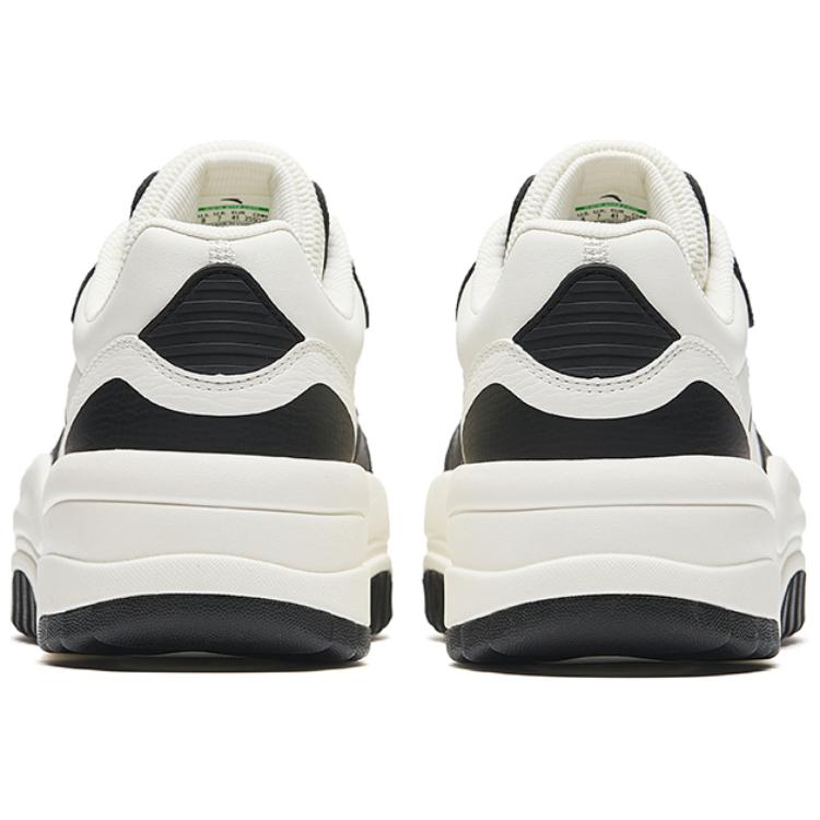 Anta Wave Shoes 2 Easy To Clean Trendy Versatile Wear Resistant Height Increasing Low Top Skate Shoes Men sneakers White Black 912438016-3