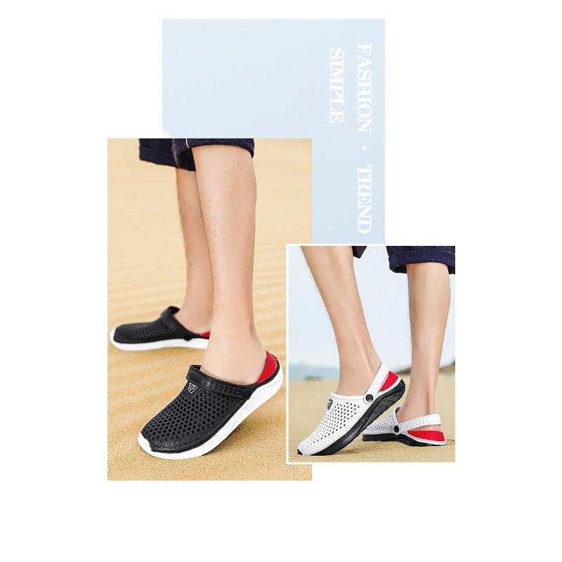 Men's and Women's Summer Lightweight Slippers, Water Shoes, Couple's Vacation Casual Beach Shoes