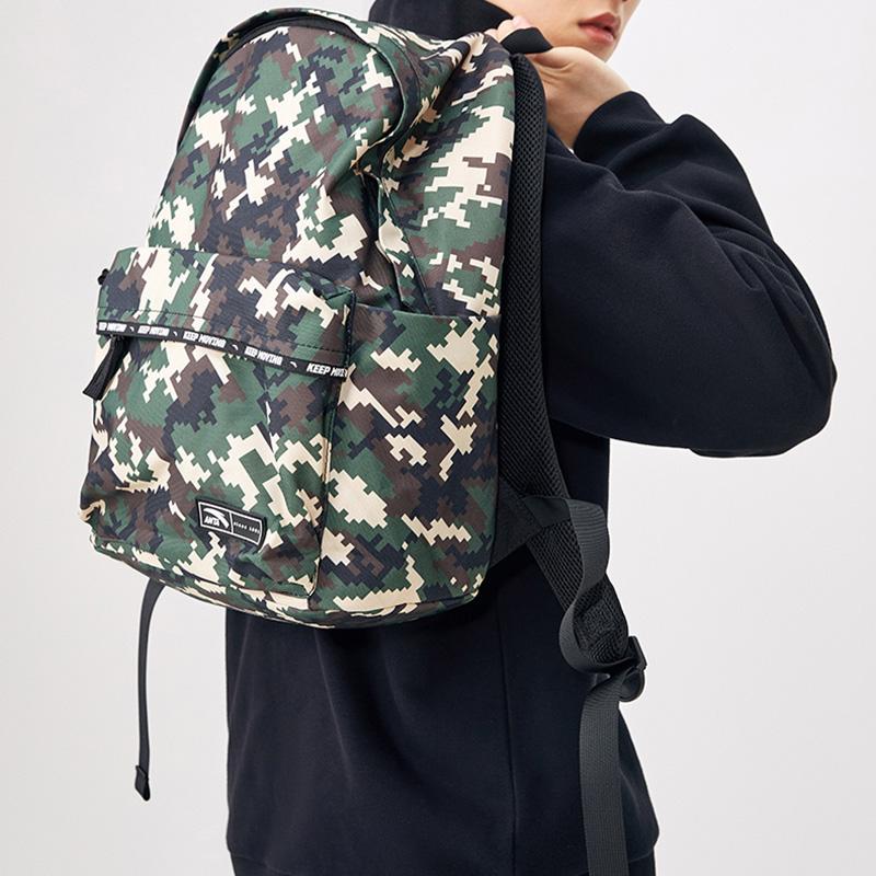 New Anta Fabric Backpack Regular Unisex Grape Leaf Green 192218151-2