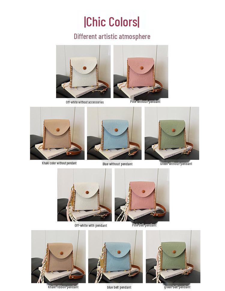 Zestaw DIY Kolorowy Mini Portfelik na Monety i Telefon Torba Crossbody dla Kobiet