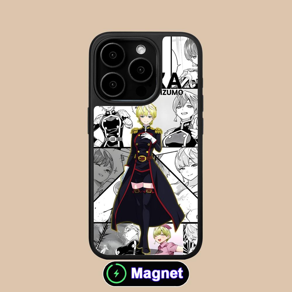 

Mato seihei no slave Tenka Izumo Matte Surface Magsafe Mobile Phone Case for iPhone 17 16 15 14 13 12 11 Air Pro Max Plus iPhone 11