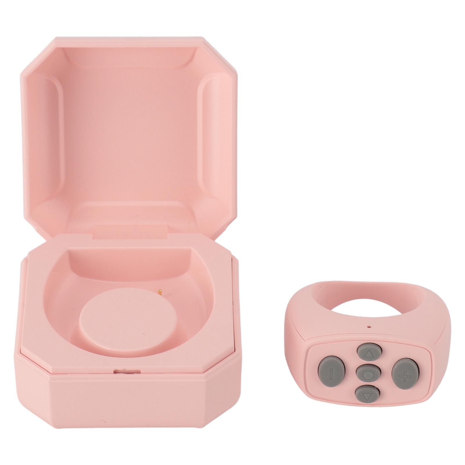 

Пульт дистанционного управления Bluetooth 10M с зарядным отсеком 200 мАч, пульт дистанционного управления, переворачиватель страниц для розовый